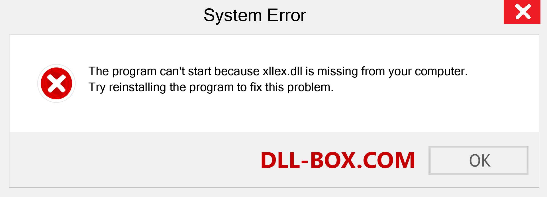  xllex.dll file is missing?. Download for Windows 7, 8, 10 - Fix  xllex dll Missing Error on Windows, photos, images